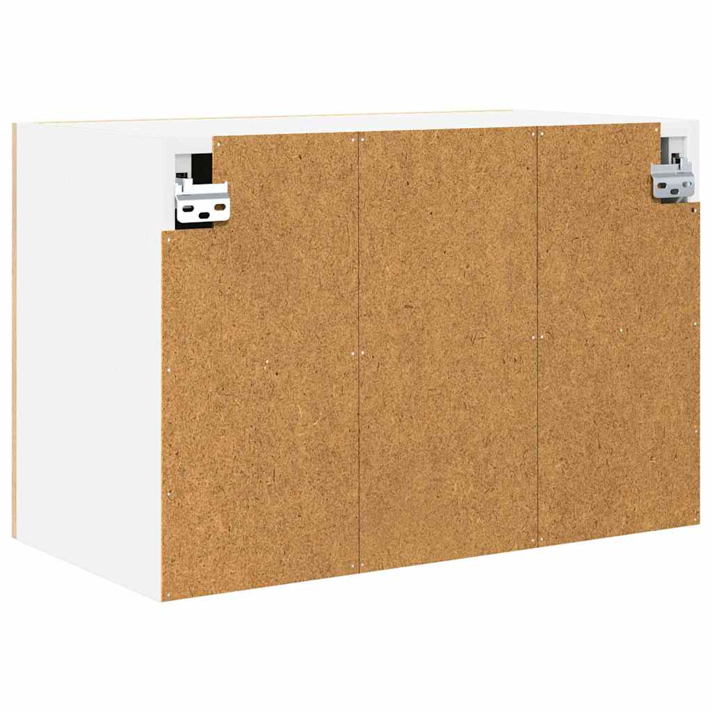 Hängeschrank mit Tür Riga Sonoma-Eiche und Weiß 60 x 31 x 40 cm